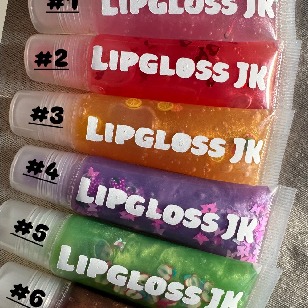 Lipgloss JK Set of 5 Tubes